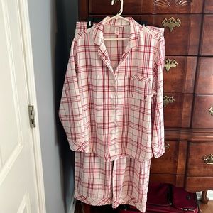 Victoria’s Secret flannel pajamas set size XL